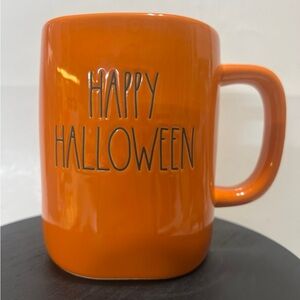 Rae Dunn Orange Happy Halloween Coffee Mug